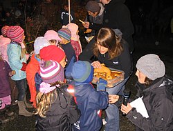 Teilen der Martinsbreze