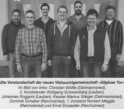 Vorstandschaft VZG Allgäu